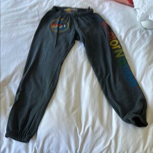 Aviator Nation Gray Sweatpants with Elastic Cuffs